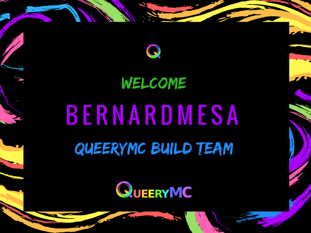 QueeryMC's tweet photo. We are thrilled to welcome the latest member of our Build Team! @Bernardmesa Welcome to our little family!!! #queerymc #queery https://t.co/GdxcVknbGL