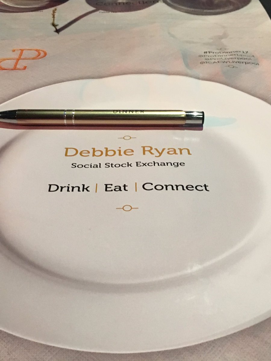 DebbieRyan1969's tweet photo. How cool. Even the pen tells me what course I'm on ๐#prodinner17 https://t.co/eVxUqGY3KA