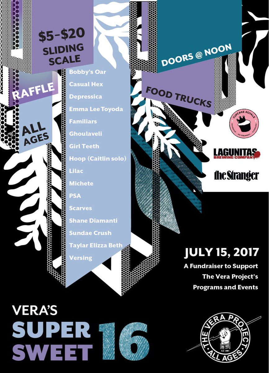 Come see @ghoulavelii play at <a href="/veraproject/">VERA Project</a>'s sweet 16 next week! 
You can buy tickets now bit.ly/verasweet16