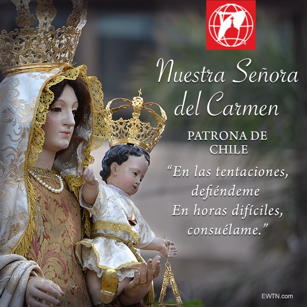 EWTNespanol's tweet photo. Hoy celebramos a la #VirgendelCarmen https://t.co/fYw4wrK7h5