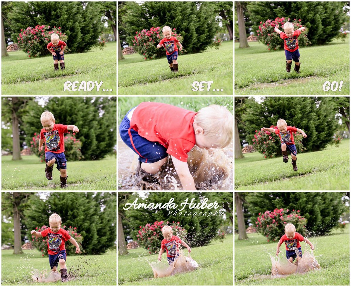 ahuberphoto's tweet image. The rain today reminded me of some fun from a few weeks ago.  When you can't beat them, join them. #puddlefun #boyswillbeboys #perryvillemo