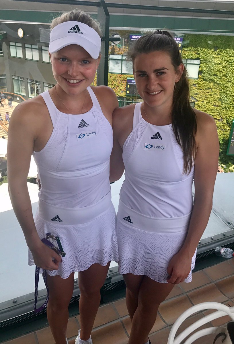 Harriet Dart on Twitter: "Gutted not to get the W. What an unreal experience at Wimby w/@katydunne. Thanks again to @LendyP2P @paulriddellPR for your 🍓🎾 https://t.co/0iaubJLLzs" Twitter