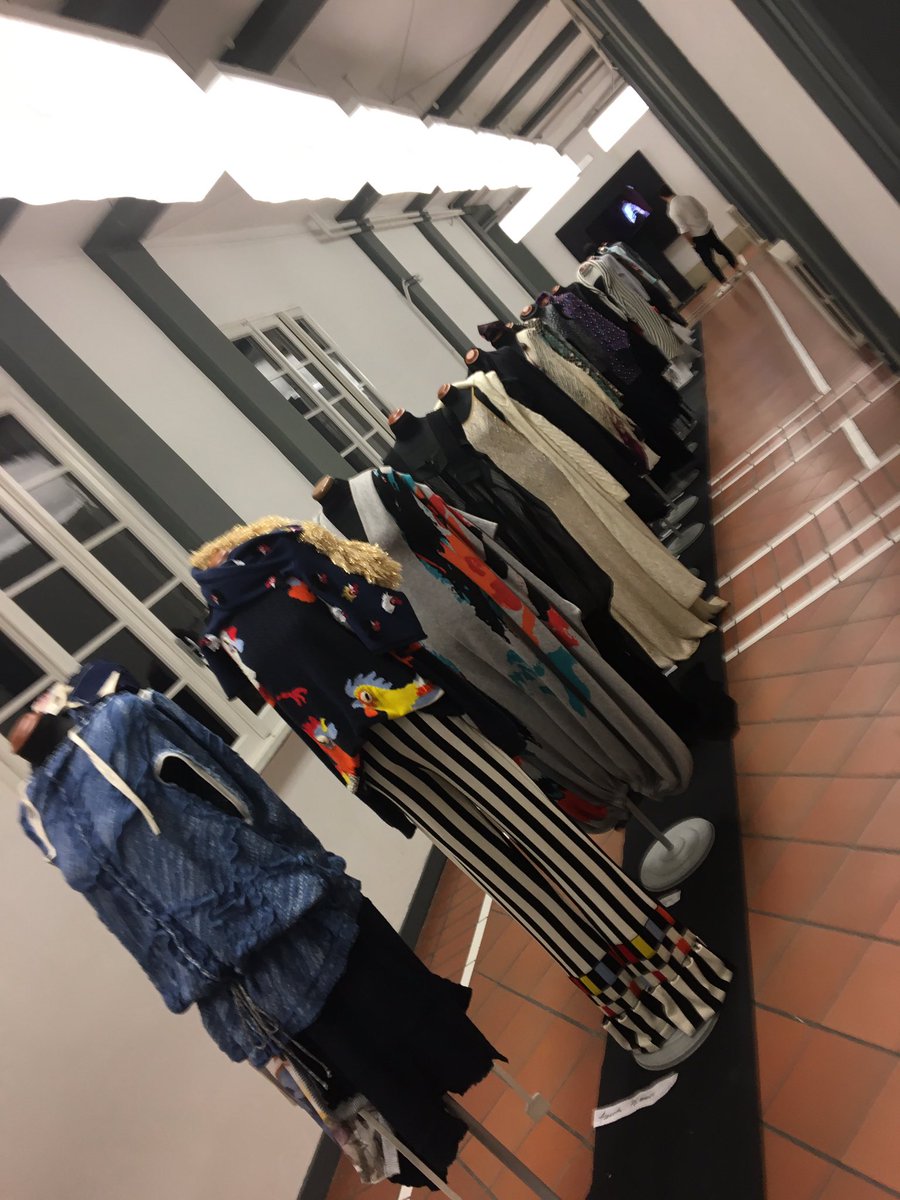 FlavioNotari's tweet photo. Talented students show off their masterpieces @AccaCostumeModa #factory2017 #amazing #altaroma #fashionweek https://t.co/YxSpNC7fPp
