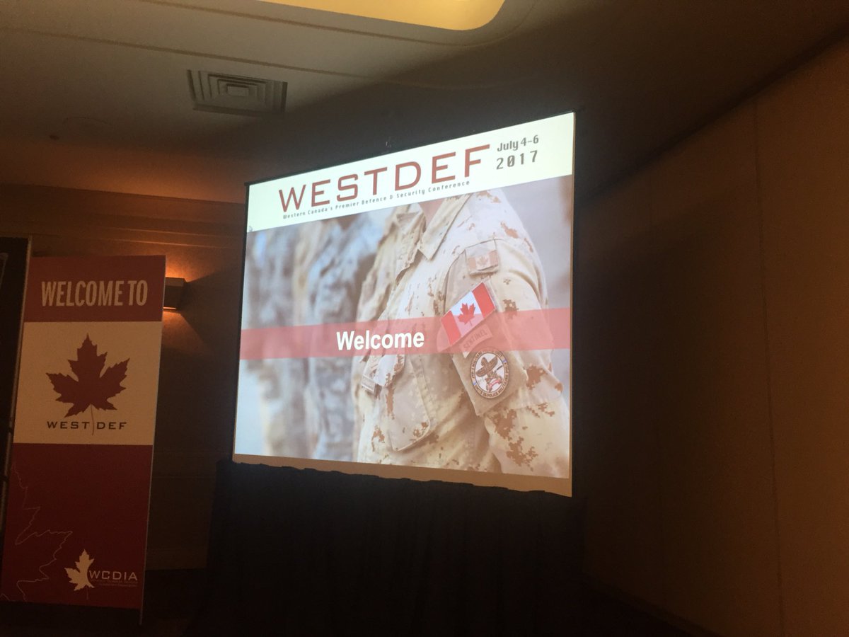 WCDIA_'s tweet photo. Final wrap-up for #WestDef2017.  Thank you everyone for attending Western Canada’s Premier Defence &amp; Security Conference! https://t.co/R0JeENBUKI