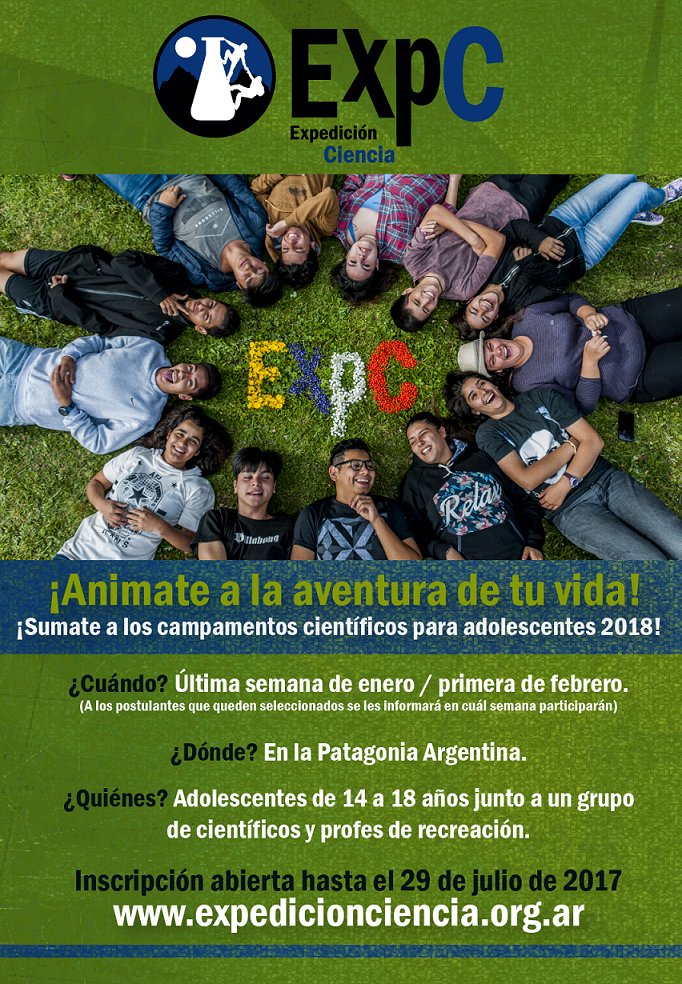Exp_Ciencia's tweet photo. ¡Abrimos la inscripción a nuestros campamentos de verano para adolescentes!
Toda la info en https://t.co/ZALIsUu3ES https://t.co/qsRDw97IHg