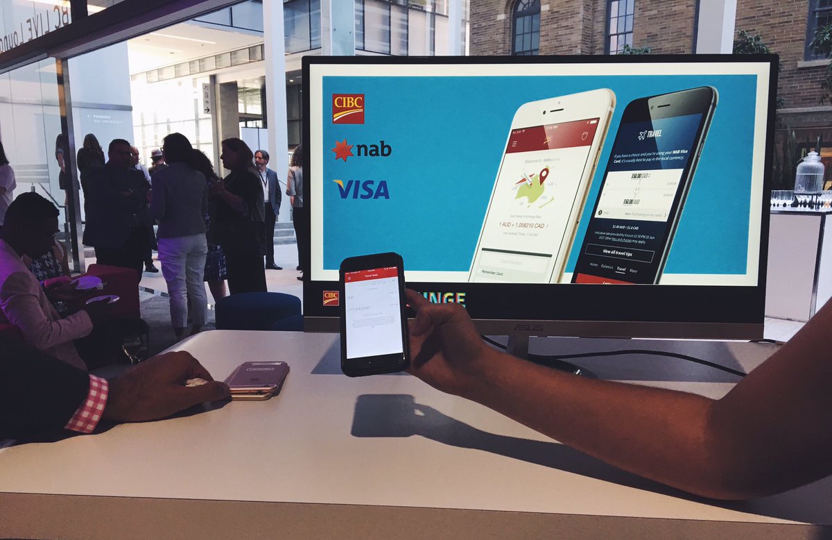 CIBCInnovation's tweet photo. Opening our doors to showcase new ideas, current project demos, and partnerships with complete transparency at the #LiveLoungeLaunch @cibc https://t.co/SS7DGZXh1P