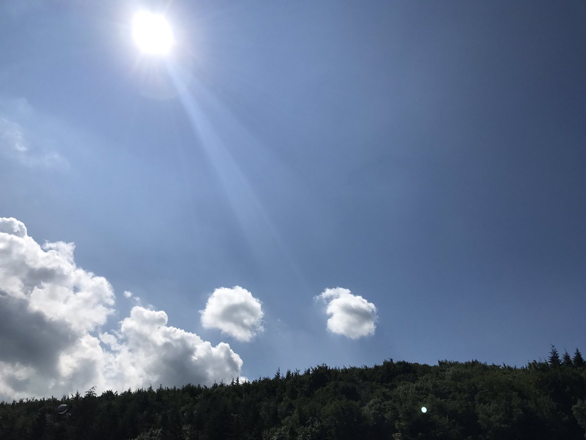 Lovely sunny day today! Wifi has been on and off so struggled to tweet! #Colomendy2017