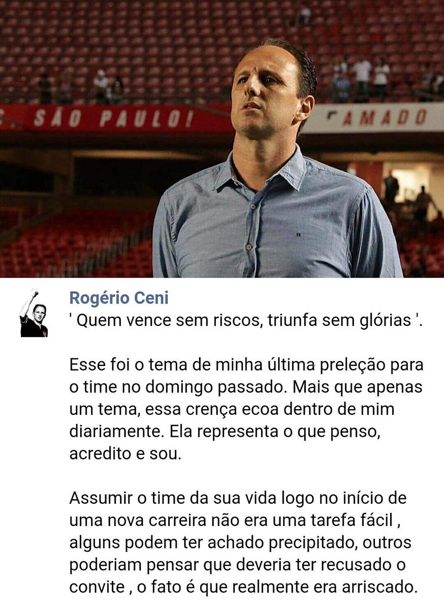 rodborges_spfc's tweet photo. Vai voltar ainda mais forte 
E não é um adeus e sim um até breve 
Obrigado Rogério 
#praSempreM1to
#SPFC https://t.co/dfi58nGhdx