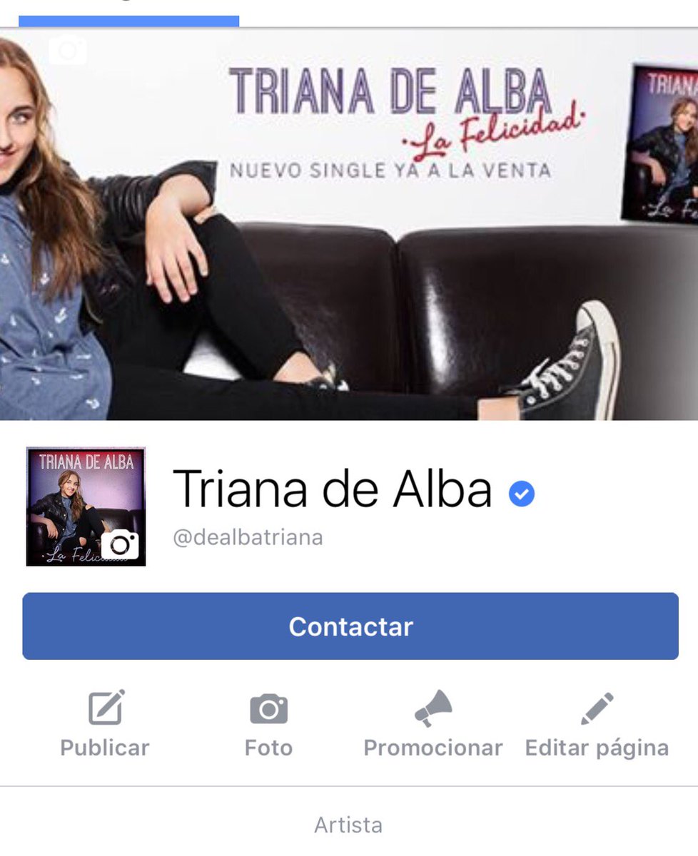 Ya tengo mis cuentas #Instagram y #Facebook Verificadas 👏🎉. #Feliz #GraciasATodos 😉💖 
- instagram.com/trianadealba/
- m.facebook.com/dealbatriana