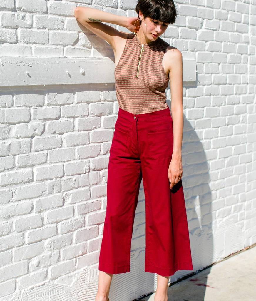 Red is for lovers. 😍 Mel Pants by Loup, $160.