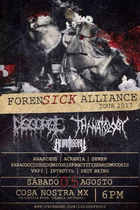 THouse_Ent's tweet photo. Próximo 05 de agosto @AcraniaOfficial se estará presentando en el Forensick Alliance Tour 2017. ¡Aparta la fecha! https://t.co/JM48Xauzh8