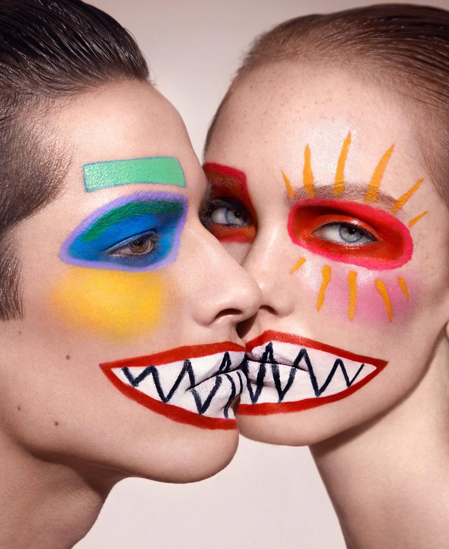 TheWallGroup's tweet photo. Makeup artist @Ayaminishimura for #KateSomers and #NathanSutherland, @Dazed, 2008. Photographed by #DanielSannwald. #TWGartists #TBT https://t.co/szpxoMD86T