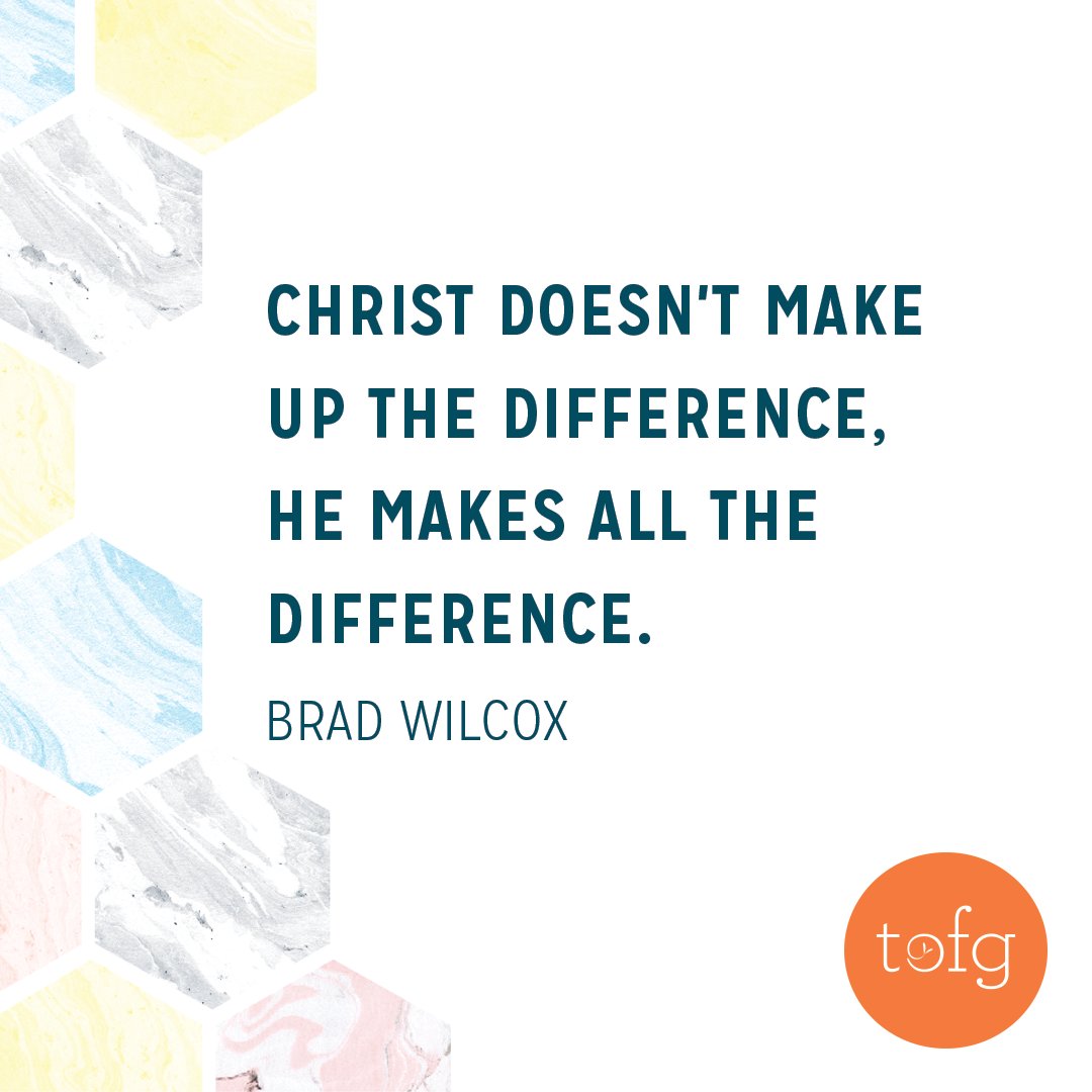 TOFGLive's tweet photo. Love this quote from one of our fav presenters! No matter what has happened, Christ can change your life! 
#TOFG #BradWilcox #LDSyouth https://t.co/zZdnuU6ACJ