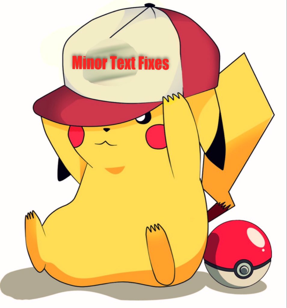 HadesHalo's tweet photo. @ReversalYouTube I think I found a leak for the NEXT Pikachu Hat update! π
#PokemonGO #Pikachu #Hat #MinorTextFixes https://t.co/heTMP705YC