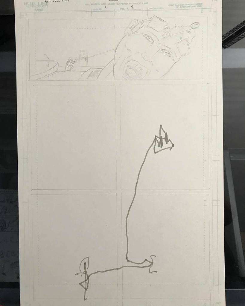 y2cl's tweet photo. This is why drawing pages with kids in the house is hard.
.
My 3 year old decided he wants to be an inker.
.
#kidsfail #artwork #comicpages… https://t.co/zSln1ye7fU