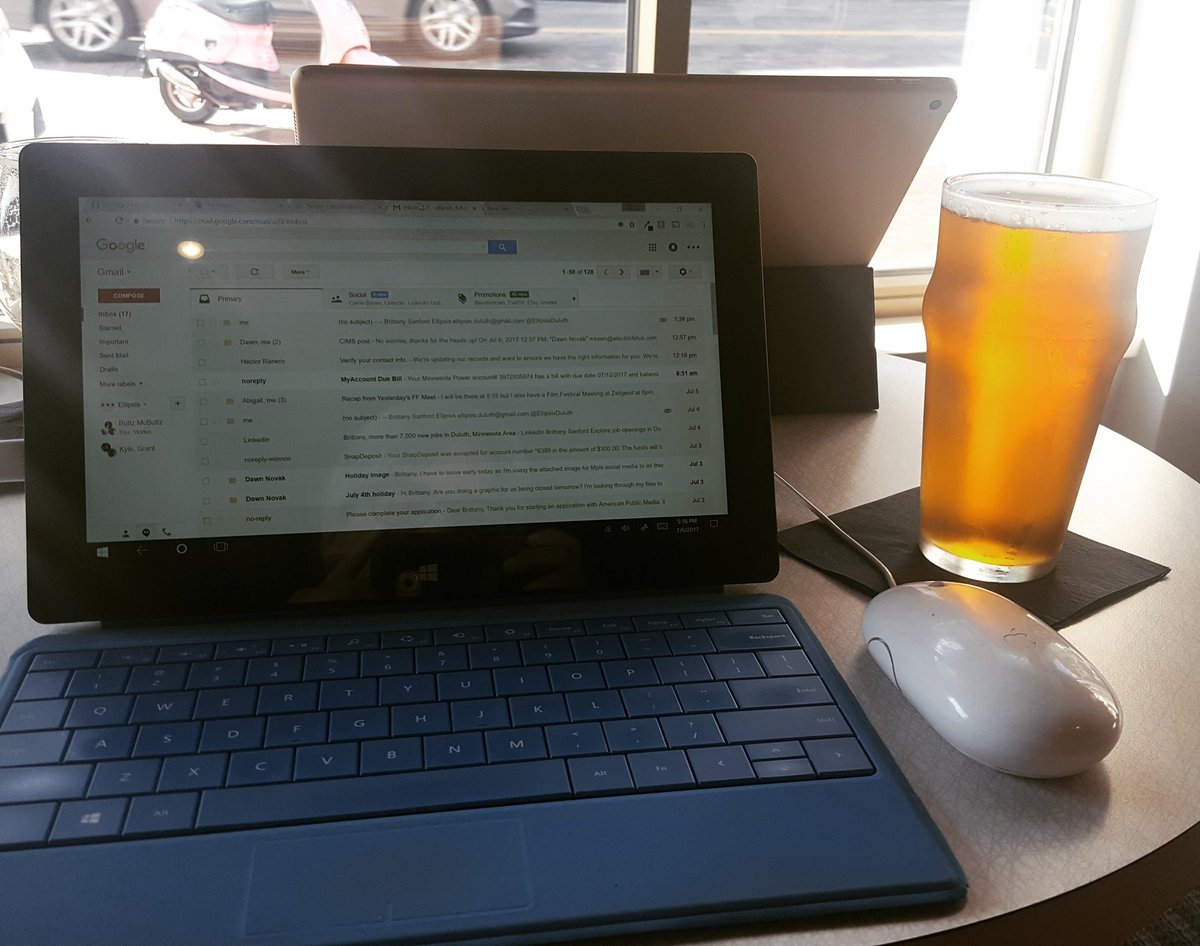 EllipsisDuluth's tweet photo. Meetings are just so much better with beer.
@femnfest weekly meeting @zeitgeistduluth
#BentHop @bentpaddlebeer #GirlPower https://t.co/LZgfQwHOvs