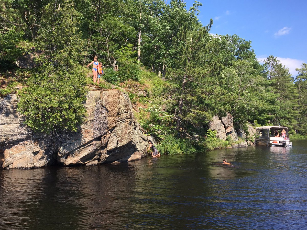 The new Friday. Amazing day on the water. #ninemilelake. #muskoka