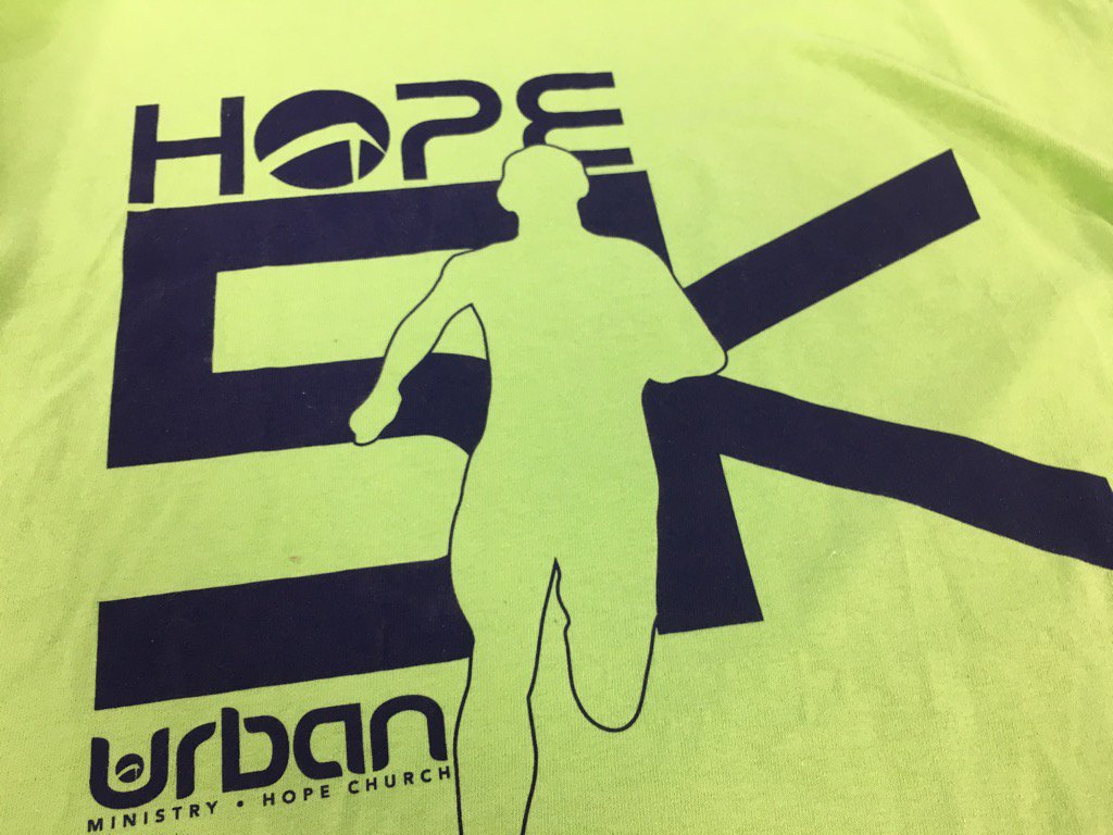 They're starting the <a href="/Hope4Memphis/">Hope Church Memphis</a> 5K @ 8am Saturday, July 8. 8am on the 8th supporting Hope Church's urban ministry