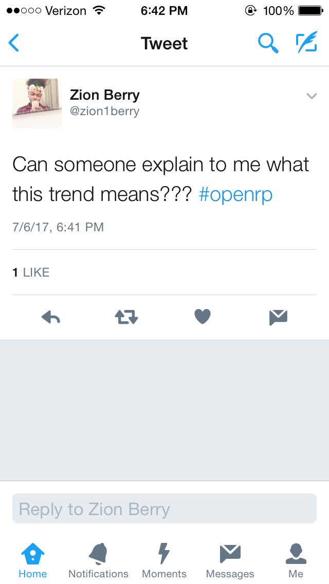 THE NORMAL PPL ARE ON TO US #OpenRP