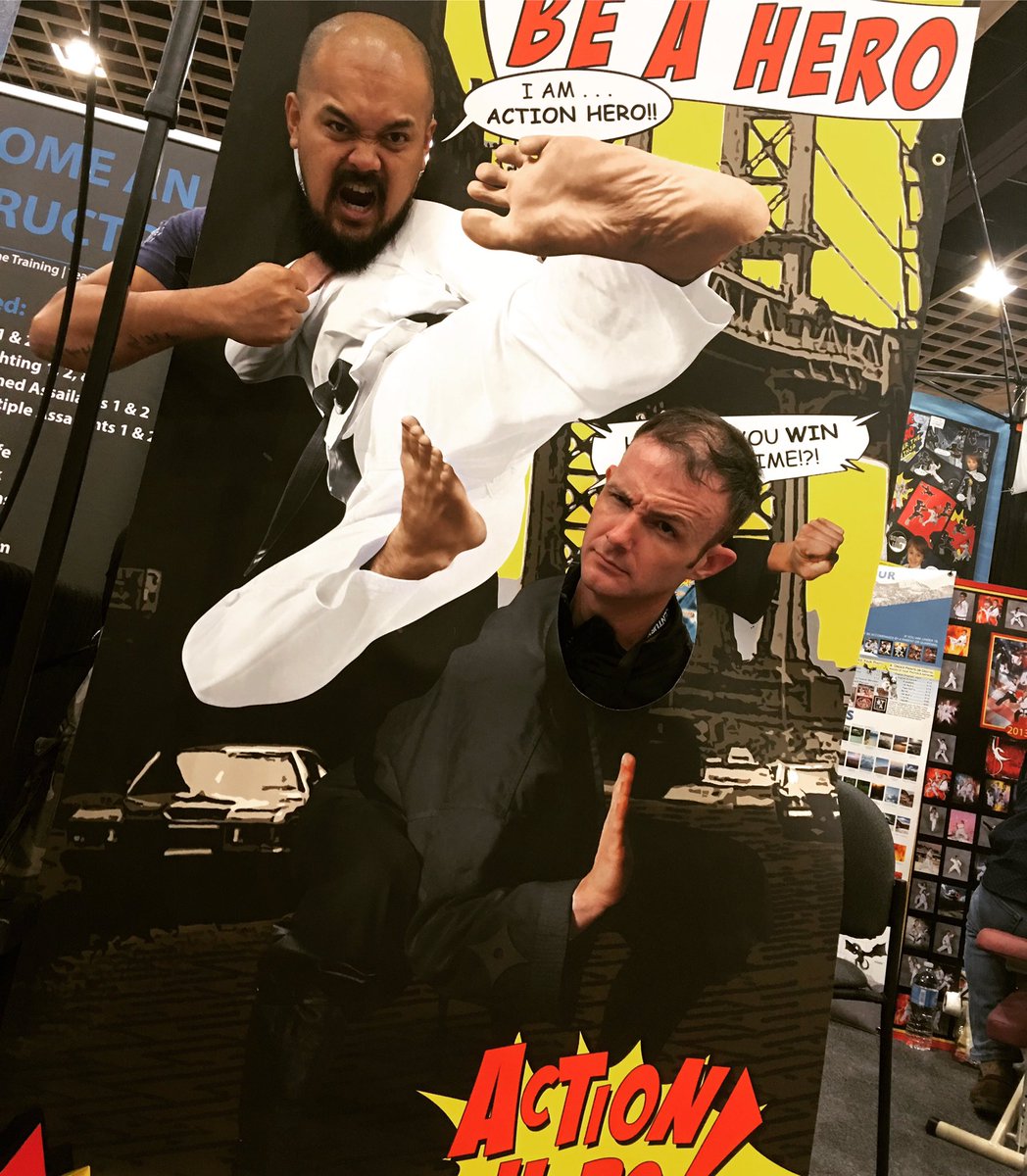 ModPankration's tweet image. We're action heroes! 💥 #MASS17