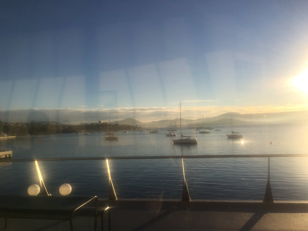M_H0dg3's tweet photo. Cracking spot for a conference! Well done Tassie! @aatealeaconf https://t.co/kPJmZs66WR