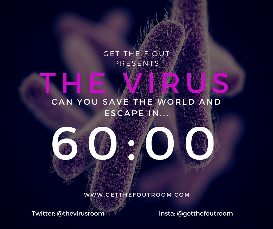 theVirusEscape's tweet photo. Celebrate the Virus's grand reopening in #DTLA. Sign up now at https://t.co/mAmQYxLITj with code: virusdtla for 25% off all next week. https://t.co/Z0UQNyIblt