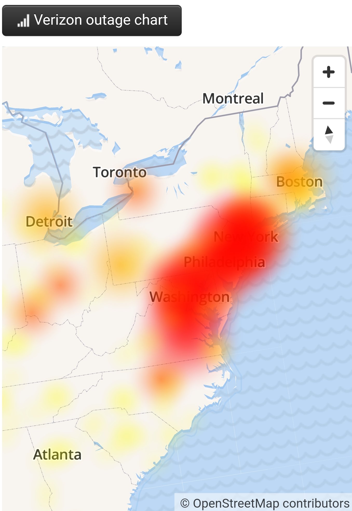 Verizon Fios Outage Pittsburgh