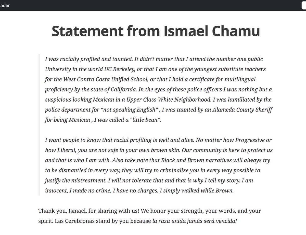 RadioCachimbona's tweet photo. On our 4th episode, we discussed the #BerkeleyPD targeting student Ismael Chamu. Read more at https://t.co/iscur5y0Sz  #policeabolition https://t.co/Om4ygiCRc1