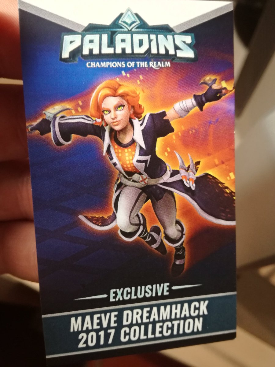 bellefroid's tweet photo. Want an early @PaladinsGame  Maeve @DreamHack skin? Follow &amp; RT! drawing one day before dreamhack starts! @PaladinsPro @PaladinsWorld https://t.co/wRPud3FQbj