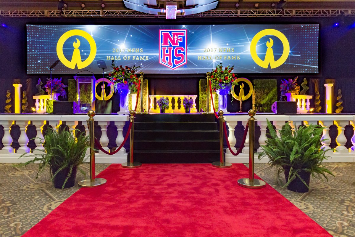 54x9' projection system we provided for a National Federation of High Schools event in Providence. #Spyder #X20 #avtweeps