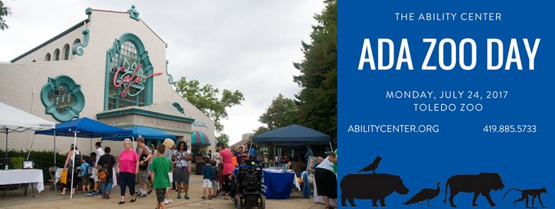 abilitycntr's tweet photo. #ADAZooDay is around the corner - join us! @ToledoZoo #disabilityfair #information https://t.co/8SWgmC66S7