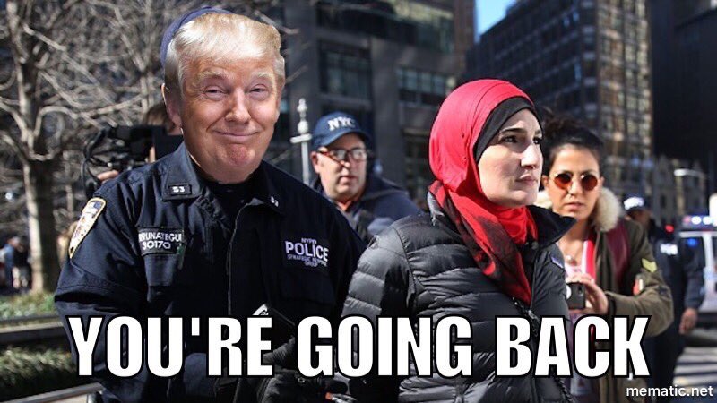 Joshua__Nash's tweet photo. RT if you think that Linda Sarsour should go to Saudi Arabia if she loves Sharia so much. https://t.co/bxdcsIl7Da