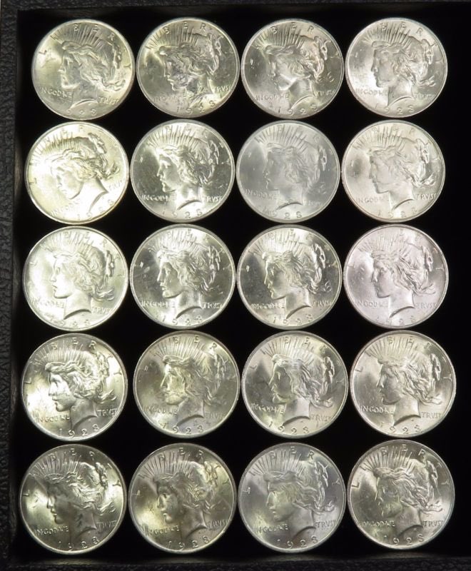 katycoins's tweet photo. Beautiful, uncirculated 1923 peace dollars #liberty #peacedollar #usdollarcoin #numismatists #onedollarcoin https://t.co/tYV0NhsIRf https://t.co/UN9HJtmTrp