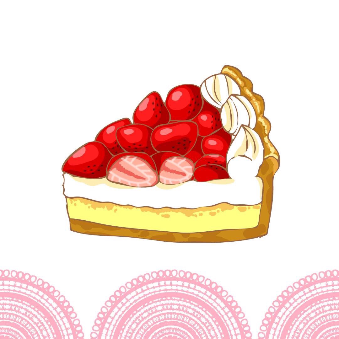 ユニ ケーキの断面美 ケーキ Cake イラスト Illustration スイーツ タルト Tart T Co Efqelhixil Twitter