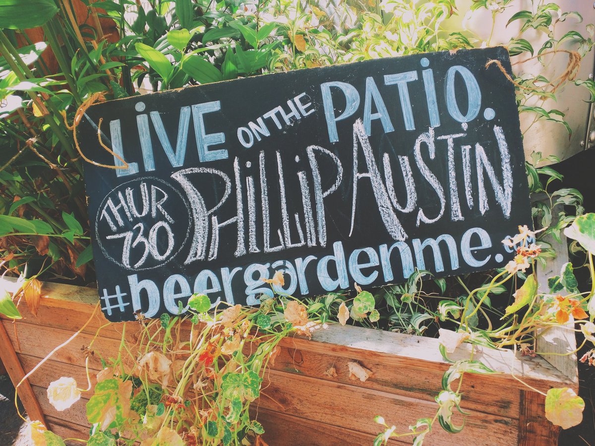 We have Phillip Austin live on the patio at 7:30PM! Every Thursday for the month of July we're featuring bluegrass/country artists!