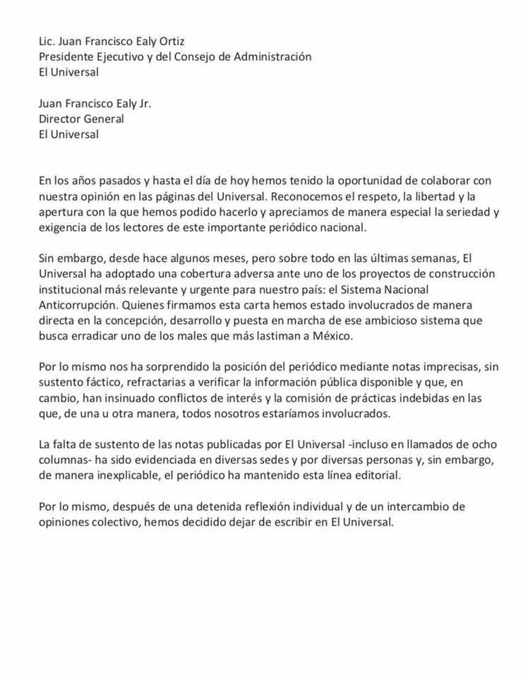 Renuncia Colectiva - El Diario de Coahuila