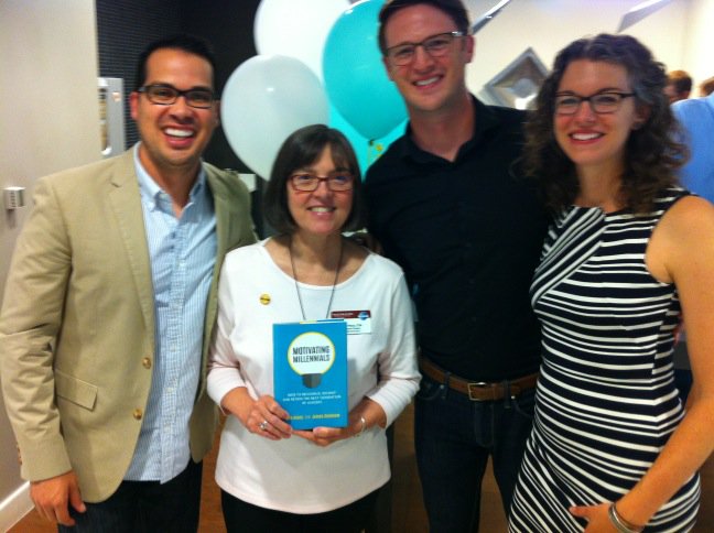 At the book signing arty do Ryan Avery's MotivatingMillennialsBook.com #ryanavery #toastmasters #worldchamp