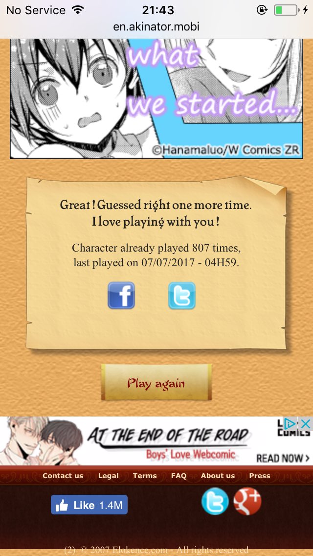johnftw_'s tweet photo. @BayAreaBuggs your famous! Even @akinator_team could guess you! https://t.co/NJev0MX9Oo