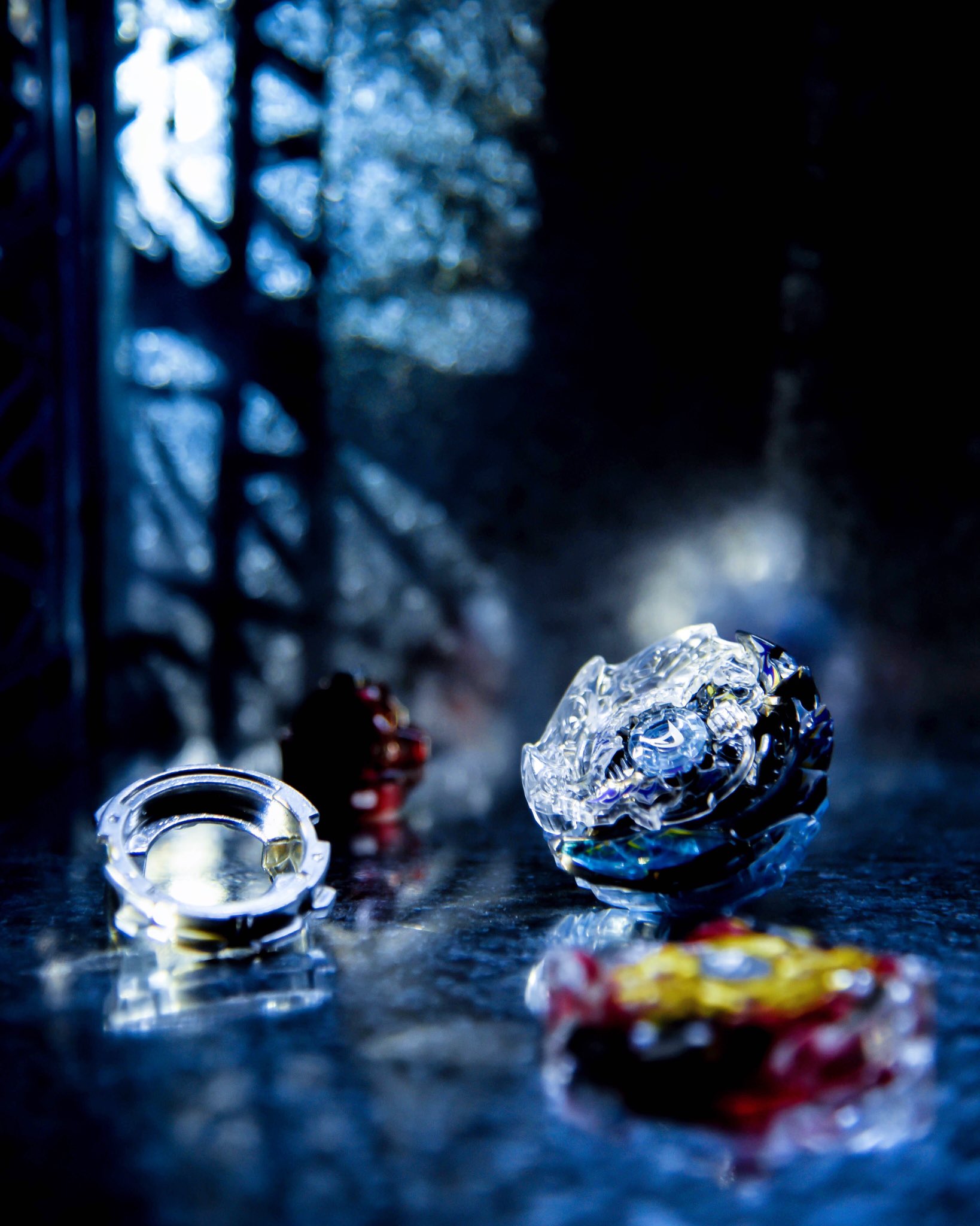 梅と言う陽気なねずみ メタル背景のクールな感じのが良いとアンケートに出たので寒色系のメタル背景再開 今回はキラーデスサイザー ベイブレードバースト Bayblade T Co Mjtsova3zo Twitter