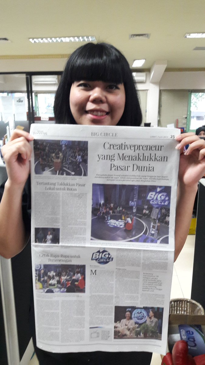 Media Indonesia hari ini ada kolom Big Circle. <a href="/TheBrideStory/">bridestory</a> <a href="/printerous/">Printerous</a> dan Studio Hiji