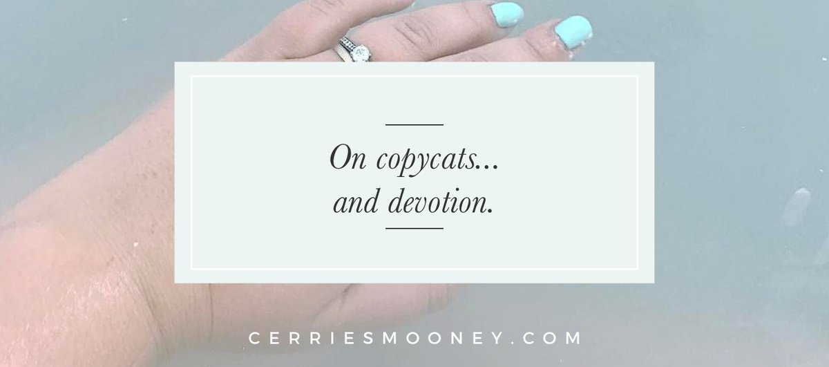 vcmasterminds's tweet photo. Love this post from Cerries Mooney. | On copycats...and devotion. https://t.co/tvGe0hx1GT https://t.co/fLrCJvUkiL