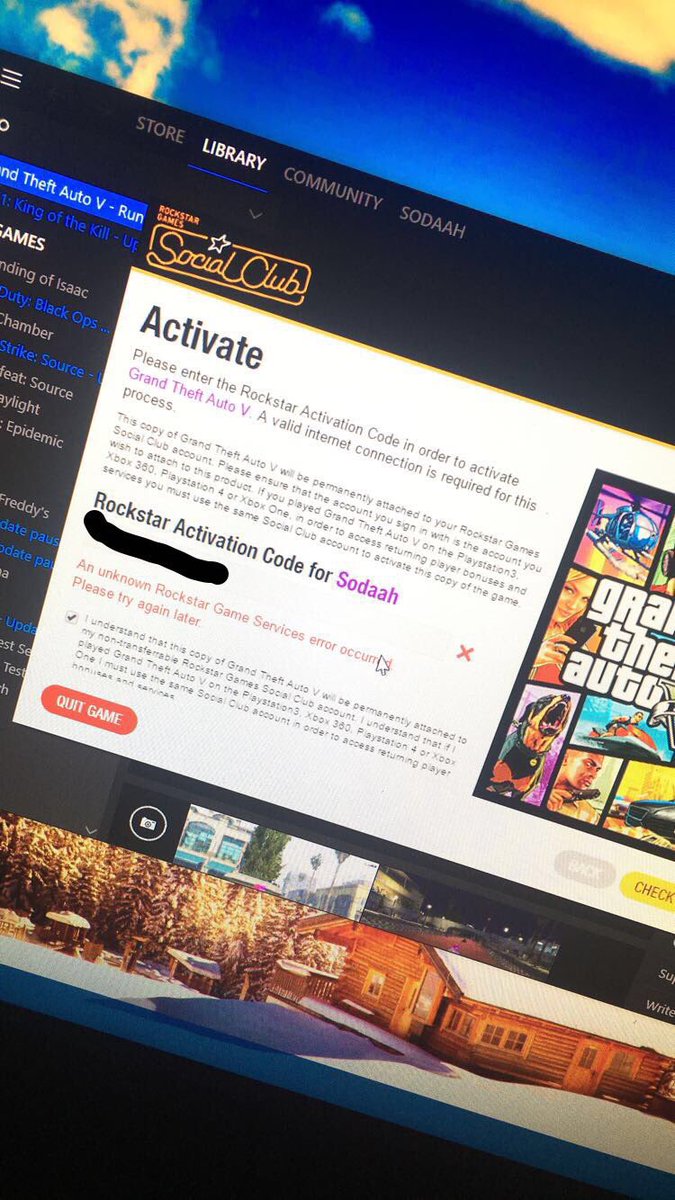 Sodaahs's tweet photo. @RockstarSupport please help https://t.co/x140nYtgci