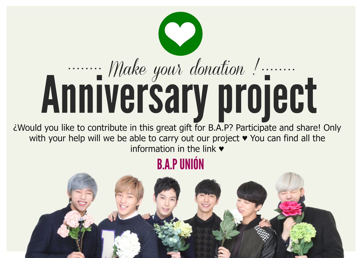 BAPUnion's tweet photo. [RT]♥Babys! Please support our projects, every donation is well received♥If you have any doubts write to us ^^ #Paypal: cgamboa628@gmail.com https://t.co/1qPqyGUfgg