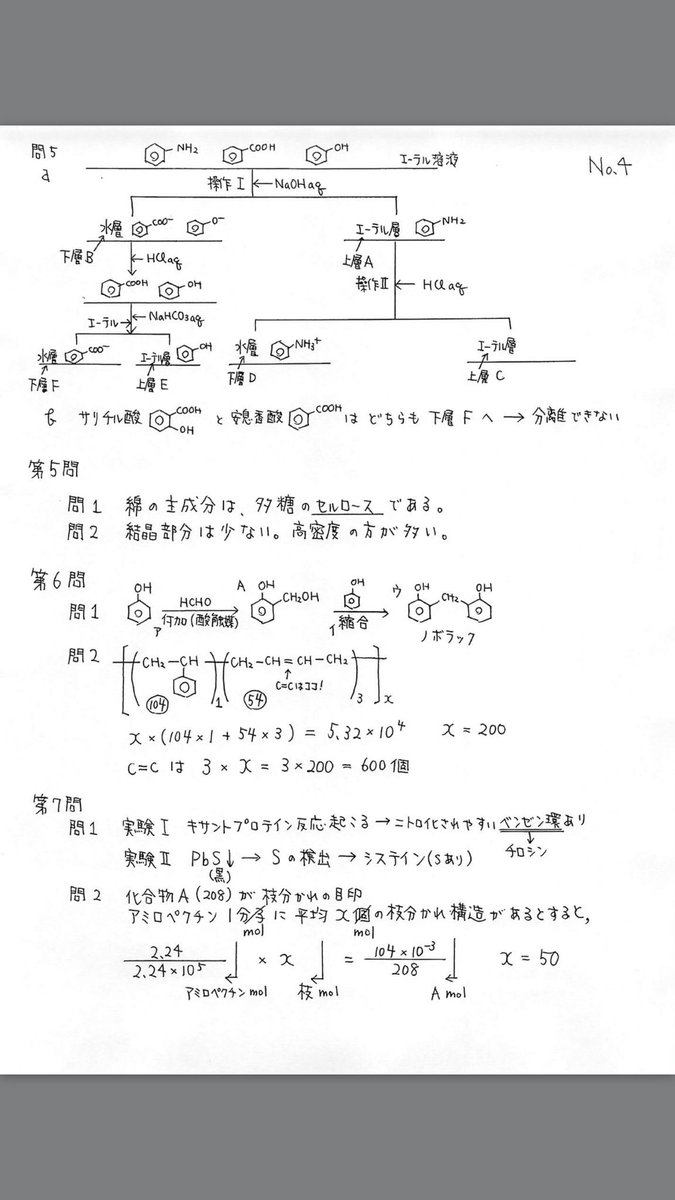 橋爪健作 17年センター追試 化学 解説