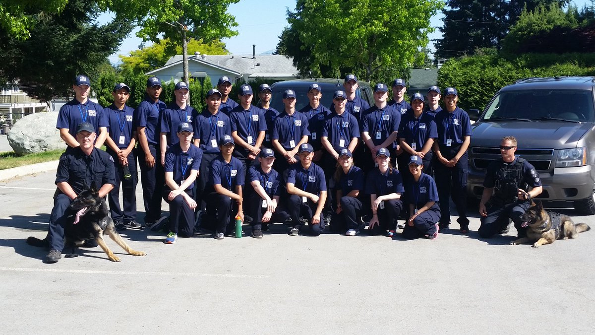 Great looking bunch, the Delta Police 2017 Student Police Academy.