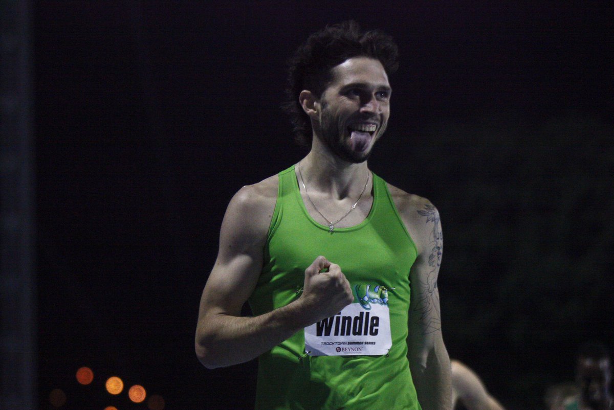 TrackTownUSA's tweet photo. .@DrewWindle can't be stopped! He took the title in PDX &amp; comes back with a quick 1:44.63 to win in NYC. 👏🏻 #TrackRemixed #TTSummerSeries https://t.co/2rNjjue5OF