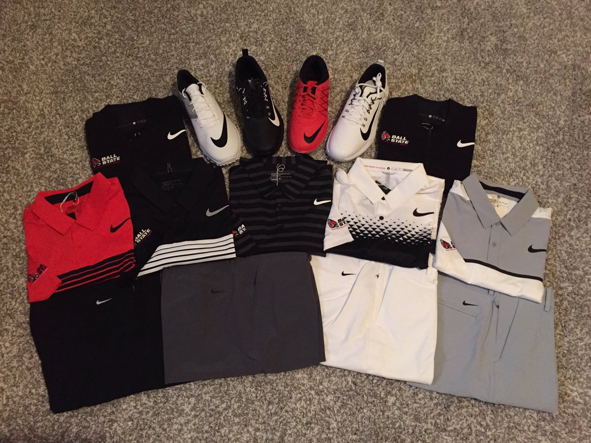 BallStateMGolf's tweet image. Nike Golf has done it again.....best dressed team in college golf. No one looks better! 2017-18 gear is 🔥 @nikegolf #Chasing65 #ChirpChirp