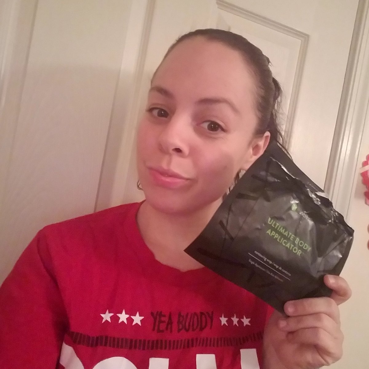 SuperMami89's tweet photo. My first #wrap #itworks #itworkswrap interested getting your own? Dm me I'll give you my 40% discount. https://t.co/cBtNR28MWS