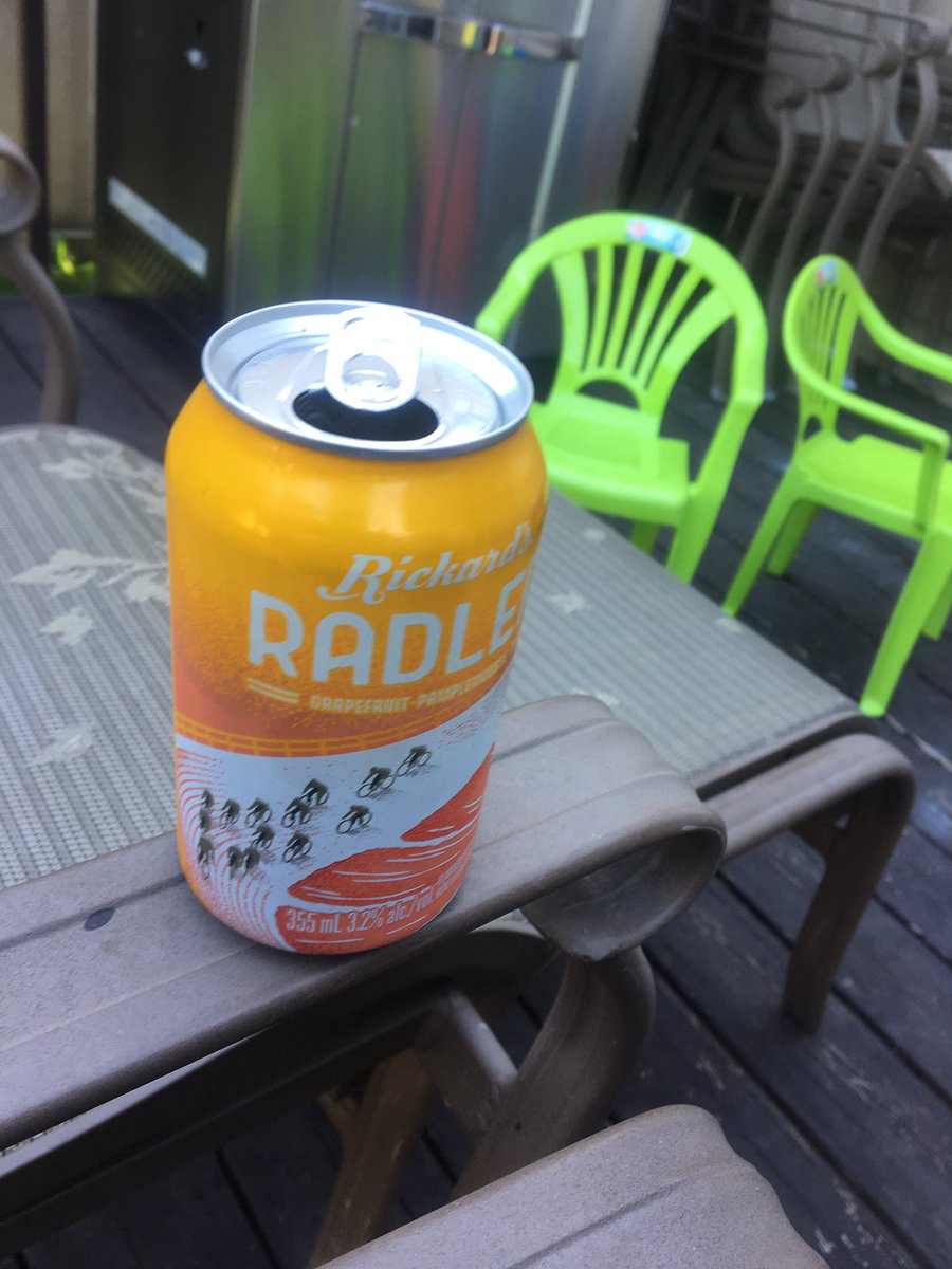 BelligerentMom's tweet photo. Beer AND silence?!!? It's like winning the lottery. #nokids #rickards #radlers #beeroclock #momlife #lottery #winning https://t.co/IUccMDLELq
