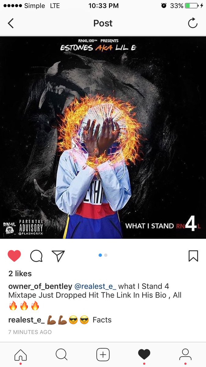 Realest_E's tweet photo. Thanks For Everybody That's Supporting π―π― #WHATISTAND4 Out Now On Spinrilla π₯π₯π₯π₯ https://t.co/RqCmjZ7YSG